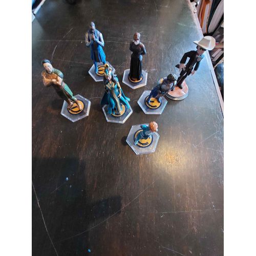 Lot De Sept Figurines Disney Marvel Super Heros
