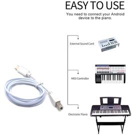 Cables USB GENERIQUE CABLING® Interface MIDI Cable MIDI USB USB