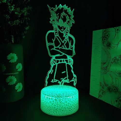 Veilleuse Katsuki Bakugo Figure 3d Illusion L