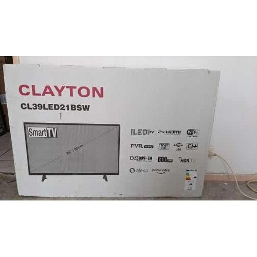 Clayton CL39LED21BSW - 39" - Smart TV 98 cm - Noire