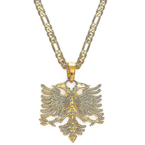 Albanie Aigle Pendentif Colliers Pour Hommes Femmes Argent Couleuror Couleur Albanaise Bijoux Ethnique Kosovo #233406