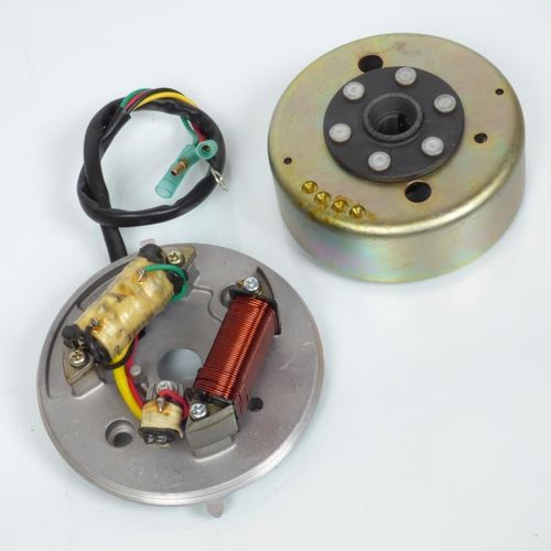 Stator Rotor D Allumage Rsm Pour Mobylette Mbk 50 51 Moriyama / Inel Xe8-00 Nll-00 Neuf