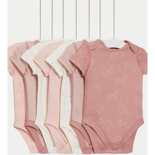 Lot De 7 Bodys 100 % Coton (Jusqu'au 3 Ans) - Multicolore