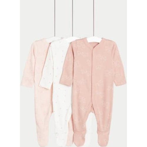 Lot De 3 Dors-Bien 100 % Coton À Motif Lapin Et C?ur (Jusqu'au 3 Ans) - Multicolore