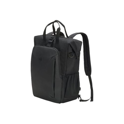 DICOTA Backpack Eco Dual GO - Sac à dos pour ordinateur portable - jusqu'à 15" - noir - pour Microsoft Surface Laptop, Laptop Go, Laptop SE, Laptop Studio, Pro, Pro X