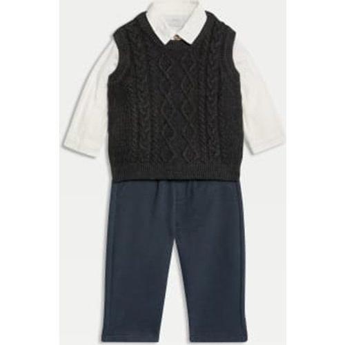 Ensemble 3 Pièces En Coton (Jusqu'au 3 Ans) - Multicolore