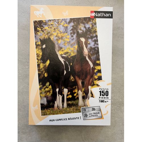 Puzzle Chevaux Nathan 150 Pièces Pour Enfants 7 Ans Et +