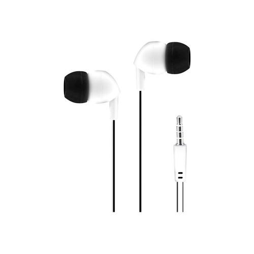 T'nB BE COLOR - Écouteurs avec micro - intra-auriculaire - filaire - jack 3,5mm - blanc