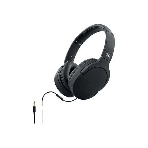T'nB TRAVEL 2 - Écouteurs avec micro - circum-aural - filaire - jack 3,5mm - isolation acoustique - noir