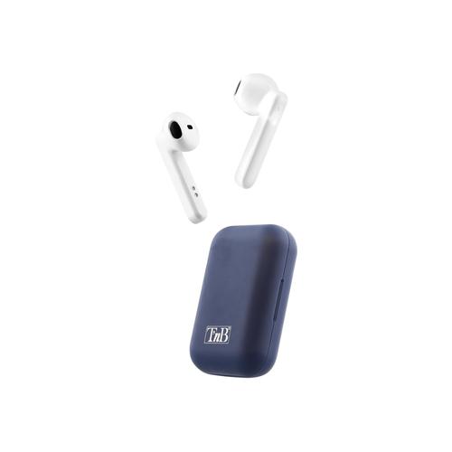 T'nB SHINY - Écouteurs sans fil avec micro - intra-auriculaire - Bluetooth - bleu