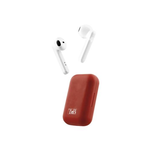 T'nB SHINY - Écouteurs sans fil avec micro - intra-auriculaire - Bluetooth - rouge
