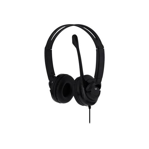 T'nB HS-200 - Micro-casque - circum-aural - filaire - jack 3,5mm - noir