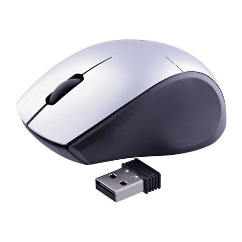 T'nB Miny MM240 - Souris - optique - 3 boutons - sans fil - 2.4 GHz - récepteur sans fil USB - gris