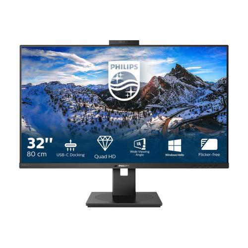 Philips Brilliance P-line 326P1H - Écran LED - 32" (32" visualisable) - 2560 x 1440 QHD @ 75 Hz - IPS - 350 cd/m² - 1000:1 - 4 ms - 2xHDMI, DisplayPort, USB-C - haut-parleurs - texture noire