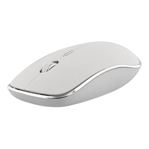 T'nB RUBBY - Souris - optique - sans fil - 2.4 GHz - récepteur sans fil USB - blanc, argent