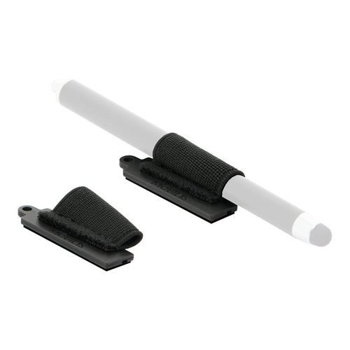 Mobilis - Porte-Stylet Pour Téléphone Portable, Housse De Protection Pour Téléphone Portable, Scanner Mobile, Tablette, Couvercle De Protection De Tablette - Adhésif, Universel - Noir (Pack De...