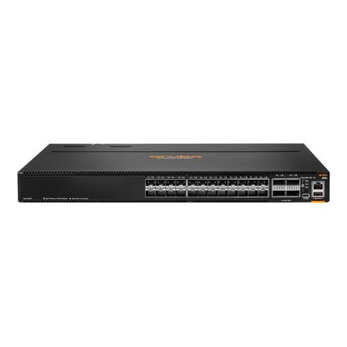 HPE Aruba Networking CX 8100 24x10G SFP+ 4x40/100G QSFP28 Switch - Commutateur - C3 - Géré - 24 x 1 Gigabit / 10 Gigabit SFP / SFP+ + 4 x 40 Gigabit QSFP+ / 100 Gigabit QSFP28 - flux d'air de...