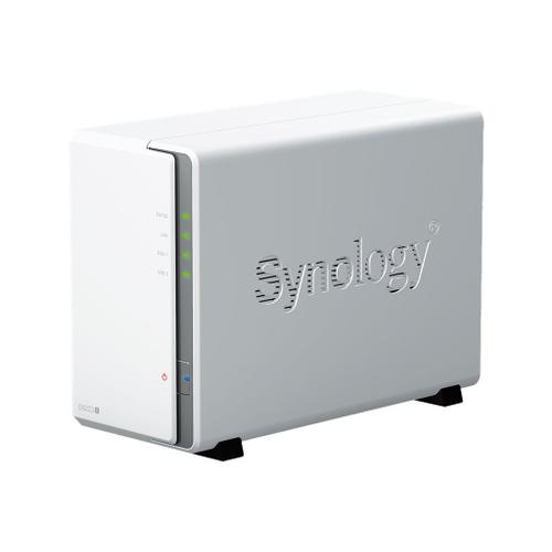 Synology Disk Station DS223J - Serveur NAS - SATA 6Gb/s - RAID RAID 0, 1, JBOD - RAM 1 Go - Gigabit Ethernet - iSCSI support