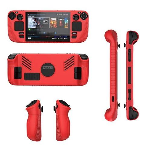 Coque De Protection Complète En Silicone Pour Console Steam Deck Étui De Protection Pour Manette De Jeu