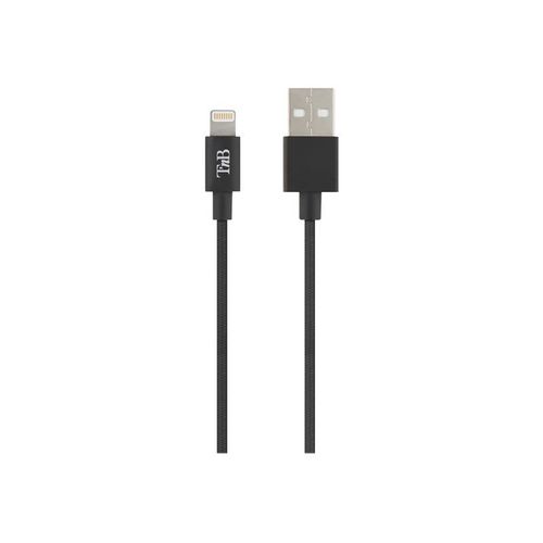 T'nB - Câble Lightning - Lightning mâle pour USB mâle - 2 m - noir