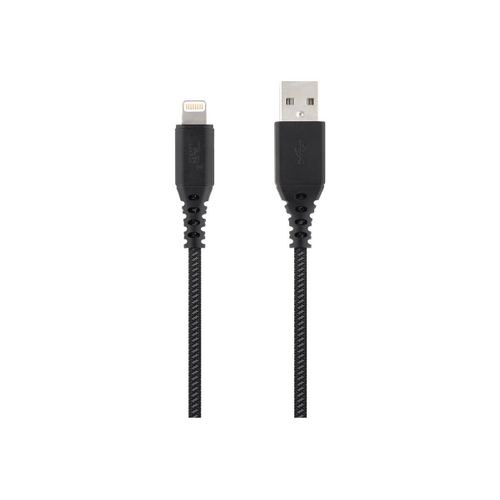 T'nB Xtrem work Pro serie XW-3 - Câble Lightning - Lightning mâle pour USB mâle - 3 m - gris, noir