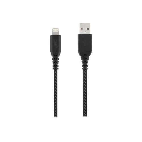 T'nB Xtrem work Pro serie XW-1.5 - Câble Lightning - Lightning mâle pour USB mâle - 1.5 m - gris, noir