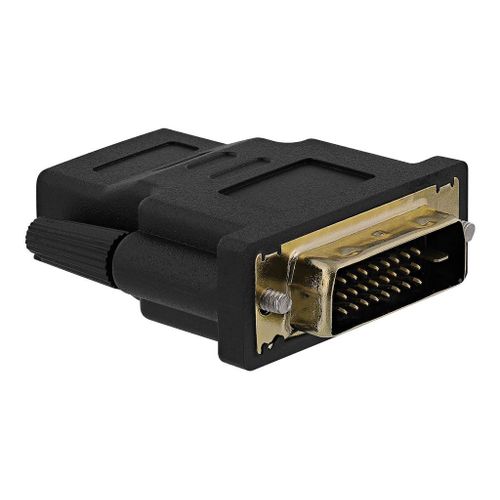 T'nB - Adaptateur vidéo - HDMI femelle pour DVI-D mâle vissable - noir - support 1080p, bi-directionnel