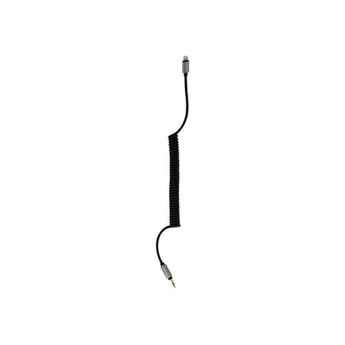 T'nB - Câble Lightning vers jack pour casque - Lightning mâle pour prise audio de 3,5 mm mâle - 1.5 m - noir - bobiné