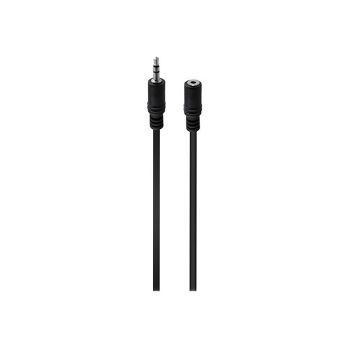 T'nB - Rallonge de câble audio - mini-phone stereo 3.5 mm mâle pour mini-phone stereo 3.5 mm femelle - 2 m - noir