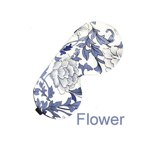 De Sommeil Double Face Mulberry Pure,Couvre-Yeux,Bandeaux Pour Les Yeux,16 Momme, - Type Flower 