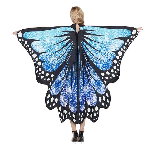 Cape À Ailes Papillon Pour Filles, Costume De Fée, Châle, Déguisement Pour Enfants, Fête D'halloween