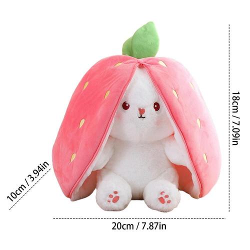 Lapin mignon peluche Animal en peluche coton Super doux jouets en