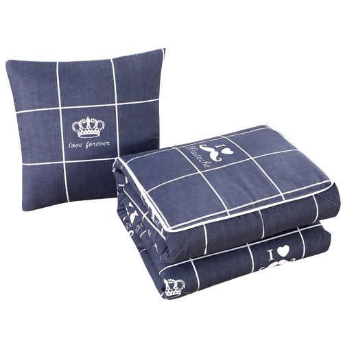 Couverture De Sieste Pliante Douce Et Confortable, Coussin De Dos Pour Employé De Bureau, Fournitures Chaudes, Oreiller De Jet De Bureau, 2 En 1