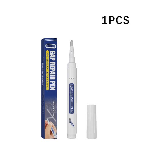 [""1-5 pièces stylo de réparation d'écart de carrelage étanche à la moisissure joint de sol remplissage d'écart salle de bain recharge coulis stylo nettoyant Agents stylo de peinture""]