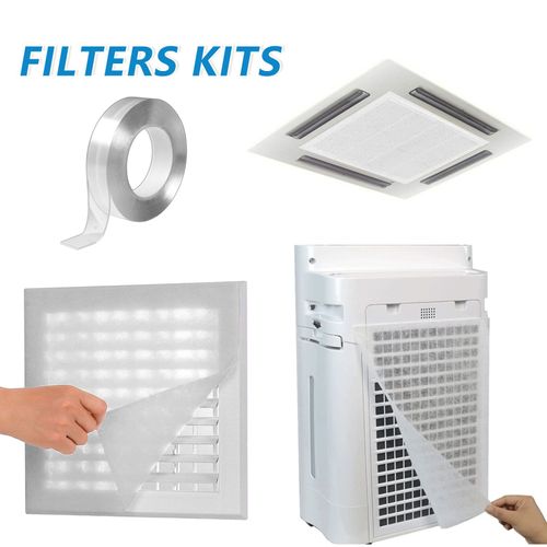 Kit d'aération pour registres d'admission de chauffage et grilles, filtre à air, pièces de climatisation, installation facile, invite