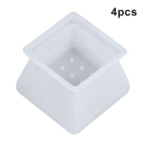 Housse De Pied De Chaise Carrée En Silicone, Antidérapante, Épaisse, Insonorisante, Protection Des Pieds