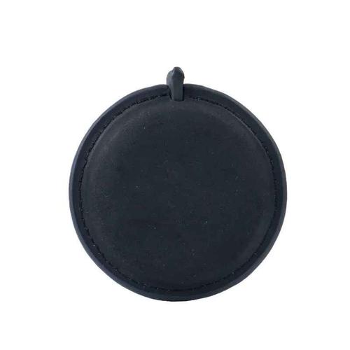 Règle De Traction À Ruban À Mesurer En Cuir Véritable,Mini,Faite À La Main,Couche Supérieure En Peau De Vache,Rétro Vintage,Règle Rétractable Portable 150cm/60"" - Type Round Black