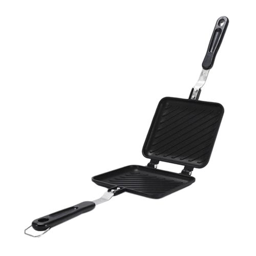 Poêle À Frire Antiarina Chauffante Double Face, Sandd2, Omelettes, Crêpière À Long Manche, Cuisinière Électrique En Céramique