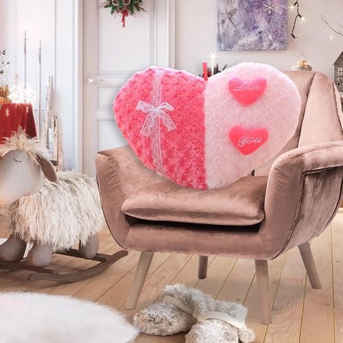 Coussin Mignon En Forme De C¿Ur Pour Filles, Décoration De Voiture Et De Maison