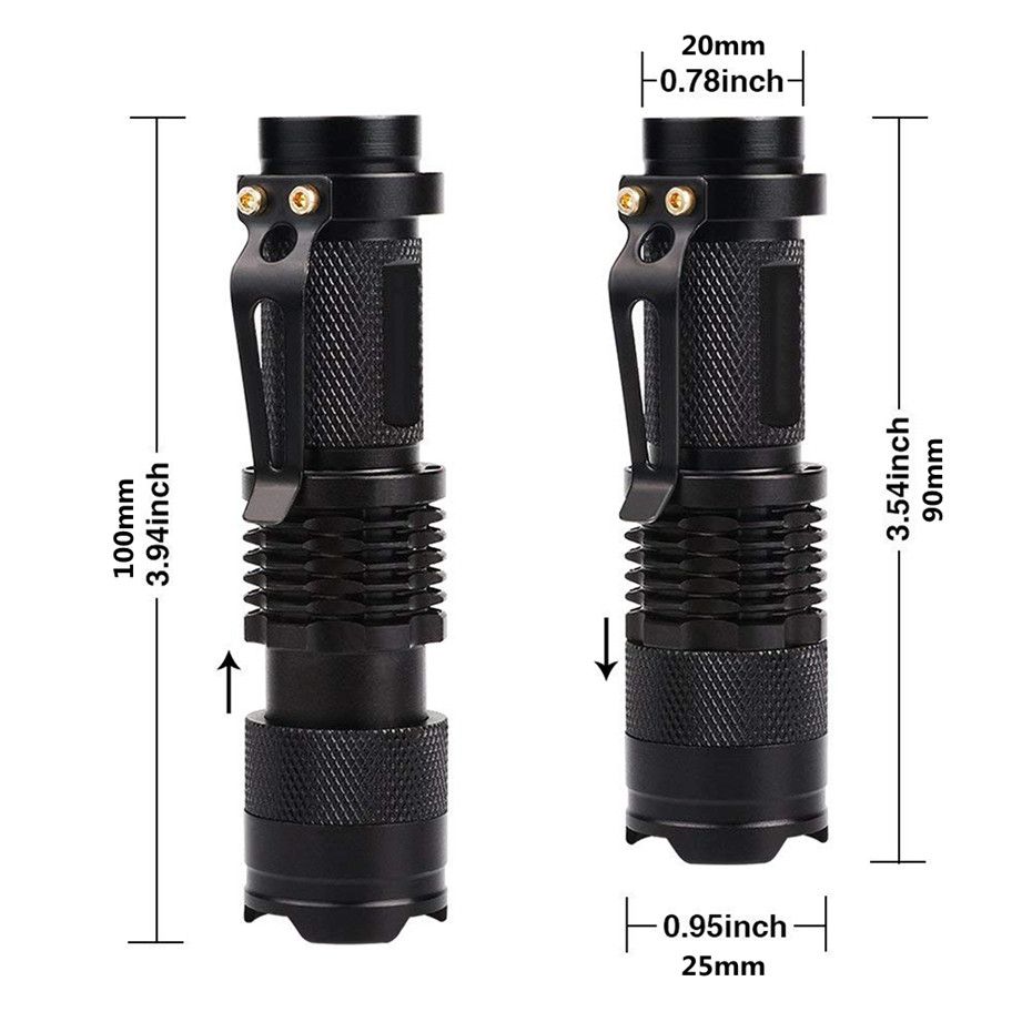 Mini Lampe De Poche Uv Led Avec Fonction N'aime, Torche Ultr... - 4