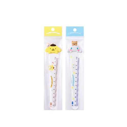 Règle Transparente De De Chien Mignon Kawaii,Signet,Fournitures Scolaires,Papeterie De Bureau,Échelle - Type 2 Pcs