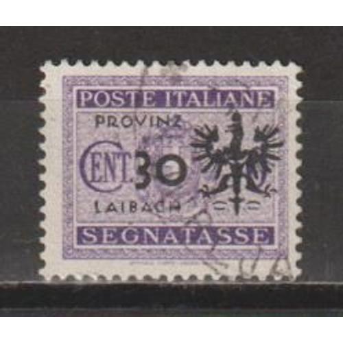 Allemagne, Laibach (Ljubljana), 1944, Portomarken (Taxe), N°5, Oblitéré.