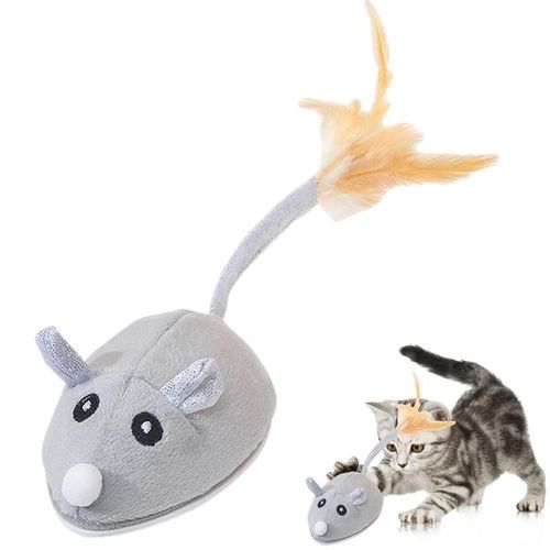 Souris Robotique Automatique Pour Chat, Jouet En Peluche Électronique Amusant Pour Animal De Compagnie, Chaton