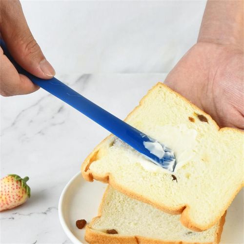 Spatule En Silicone Avec Couteau Antiadhésif, Outil De Cuisson Léger, Thermorétractable, Non Facilement Déformé, Qualité Alimentaire, Gâteau