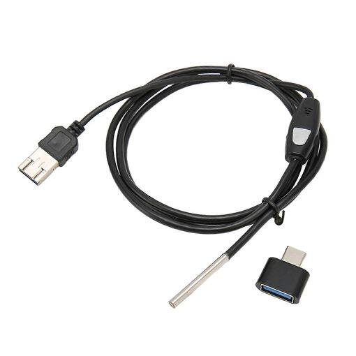 USB Endoscope 1080P 3.9mm Caméra IP67 Étanche Type C Endoscope Indu...