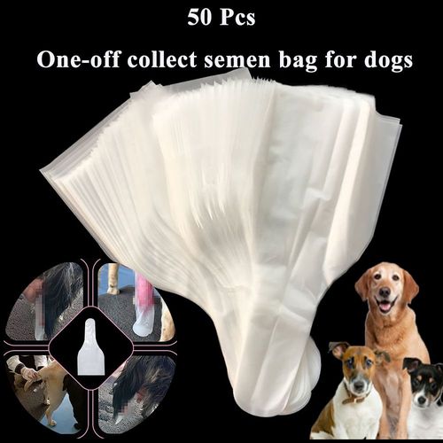 Sac De Sperme Artificiel Pour Collecte De Sperme De Poulet, Renforcement Unique, Clinique De Stockage De Chien, Canin Pour Animaux De Compagnie, Émirats Arabes Épaiss, 50 Pièces