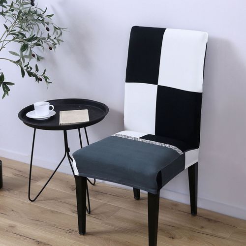 Housse De Chaise En Tissu Élastique Spandex Pour Salle À Manger, Drap De Protection Extensible Et Multifonctionnel, Emballage De Fauteuil Avec Imprimé Floral Pour Le Salon, Taille Universelle