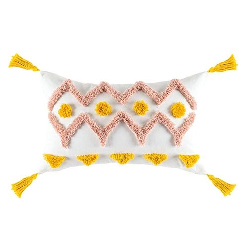 Housse De Coussin Décorative, Style Boho Marocain, Confortable, Tufté, Motif Géométrique, Nouvelle Collection 2021