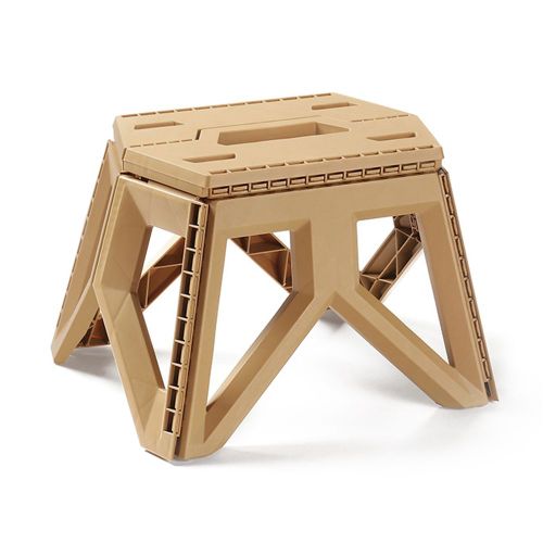 Tabouret Carré Pliant Portable D'extérieur, Chaises De Camping, Pêche, Barbecue, Chaise Triangulaire En Plastique Renforcé À Haute Charge