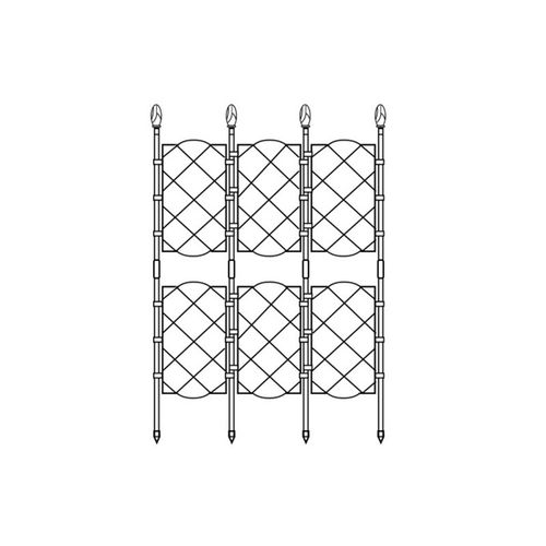 Treillis De Jardin En Pot Antirouille Q1jb Pour Plantes Grimpantes, Vignes, Légumes, Fleurs, Patio, Treillis Métallique